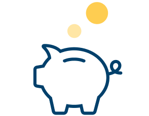 Bigger yellow pig icon